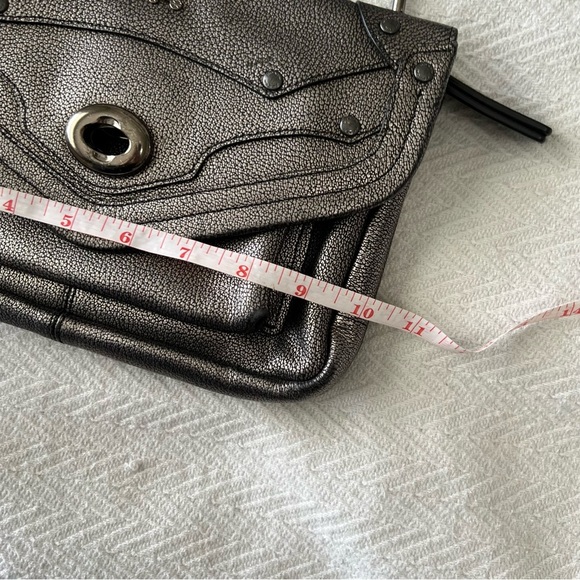 COACH Rhyder Crossbody Gunmetal Pebble Leather - Picture 10 of 13